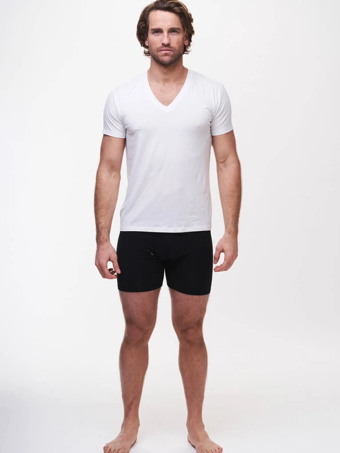 BamBare Bamboo Comfort Deep V-Neck Undershirt - tasc Performance