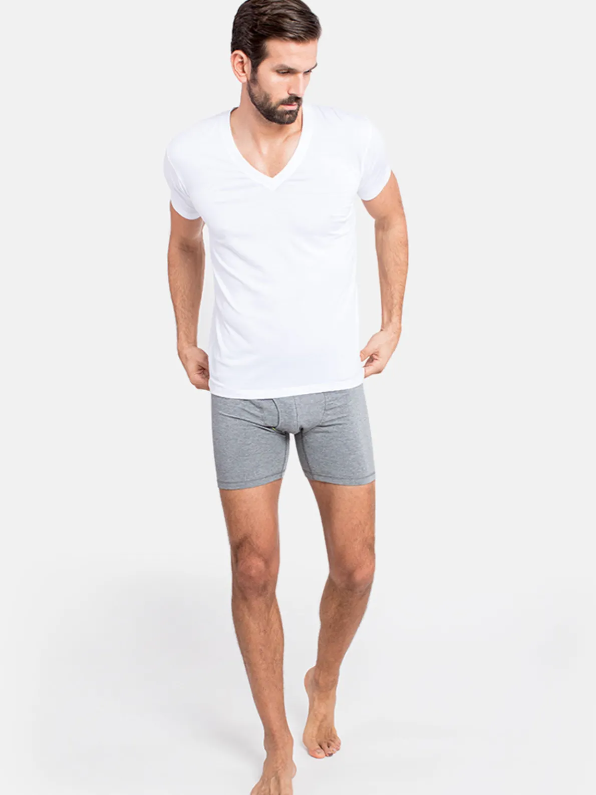 BamBare Bamboo Comfort Deep V-Neck Undershirt - tasc Performance