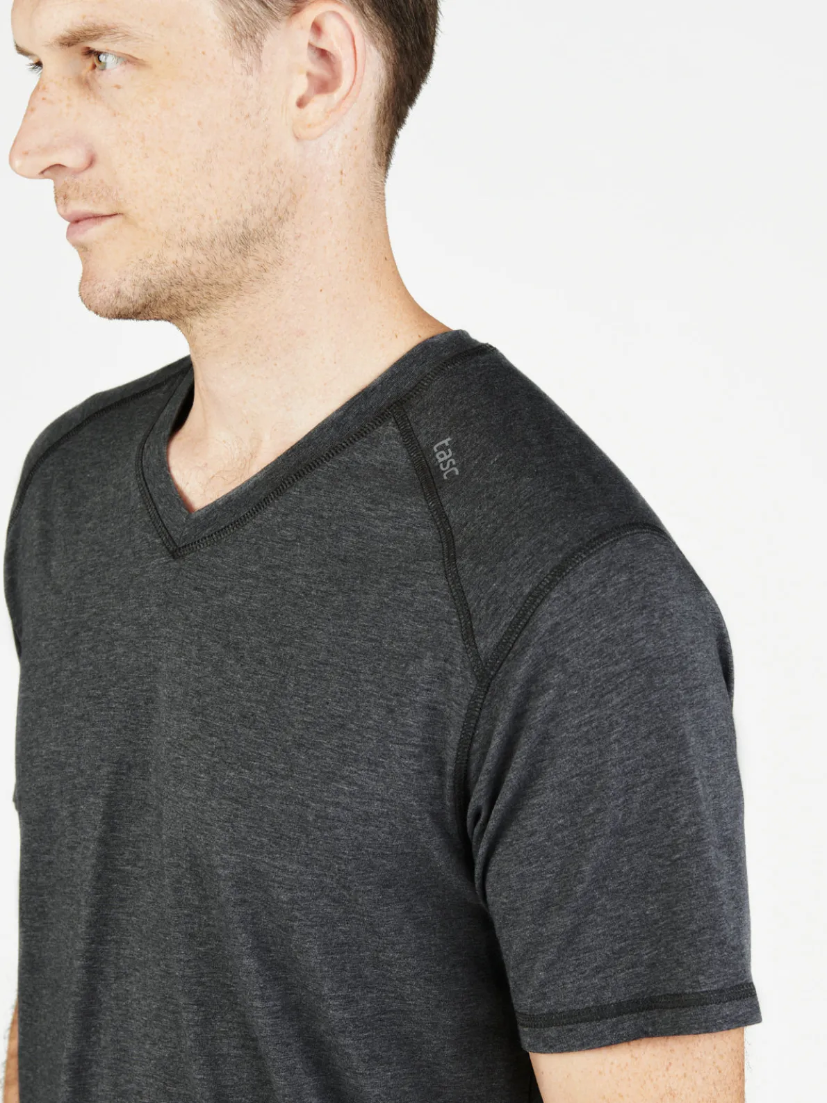 Carrollton Fitness V-Neck T-Shirt | Men's Apparel | tasc Performance