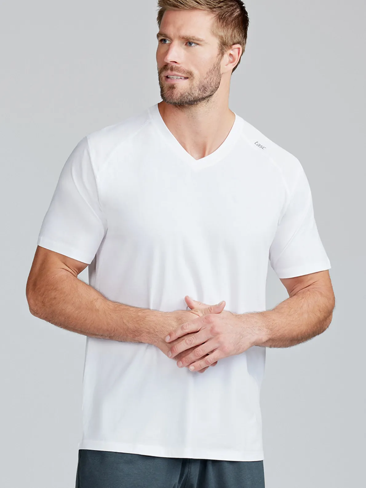 Carrollton Fitness V-Neck T-Shirt | Men's Apparel | tasc Performance