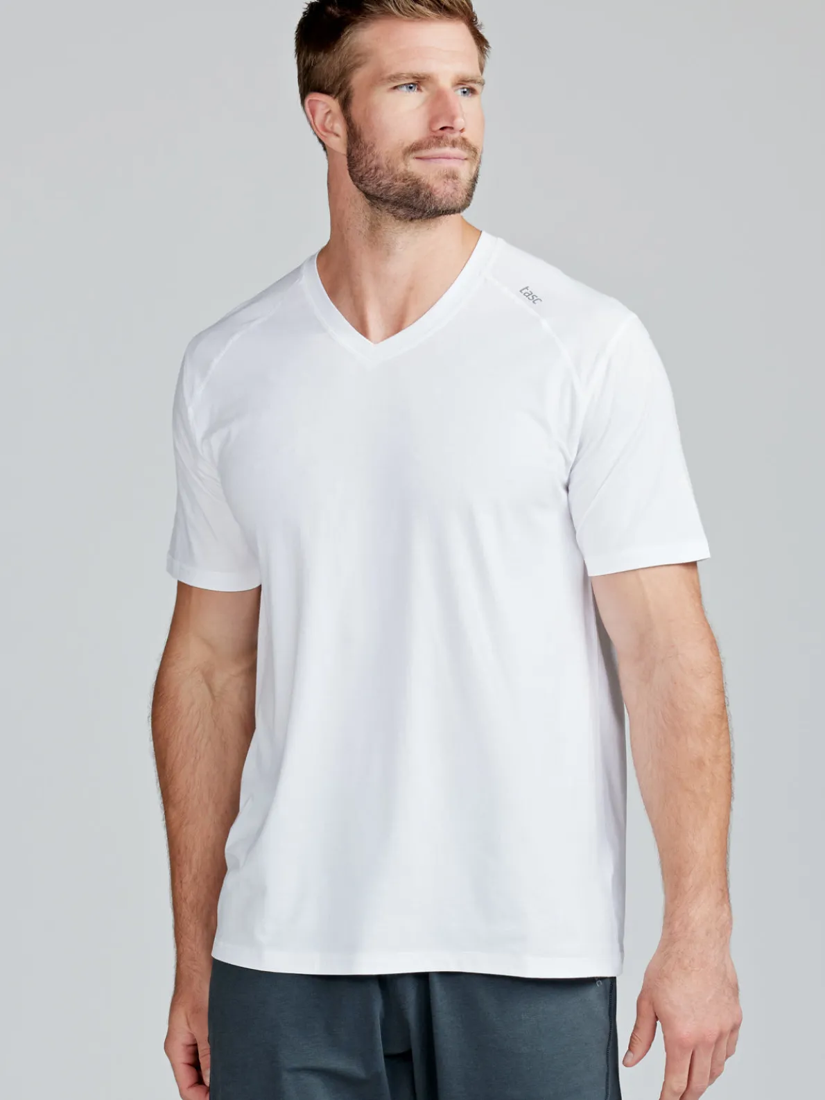 Carrollton Fitness V-Neck T-Shirt | Men's Apparel | tasc Performance