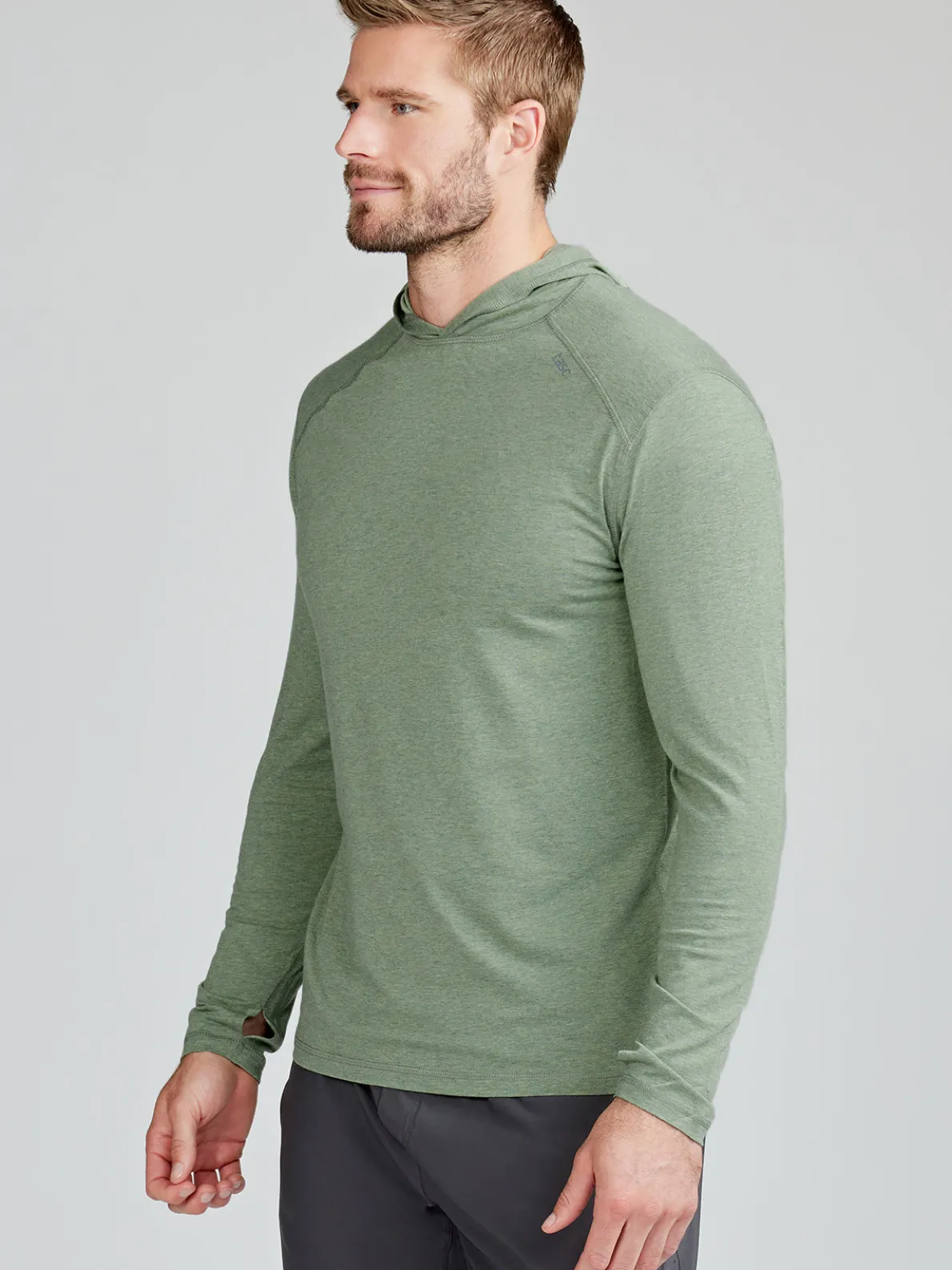 Carrollton Lightweight Hoodie - Kelp Heather