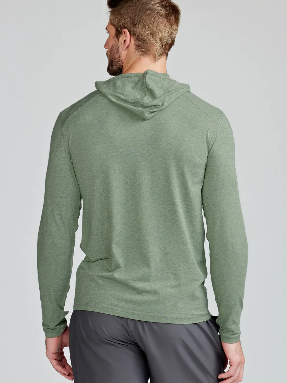 Carrollton Lightweight Hoodie - Kelp Heather