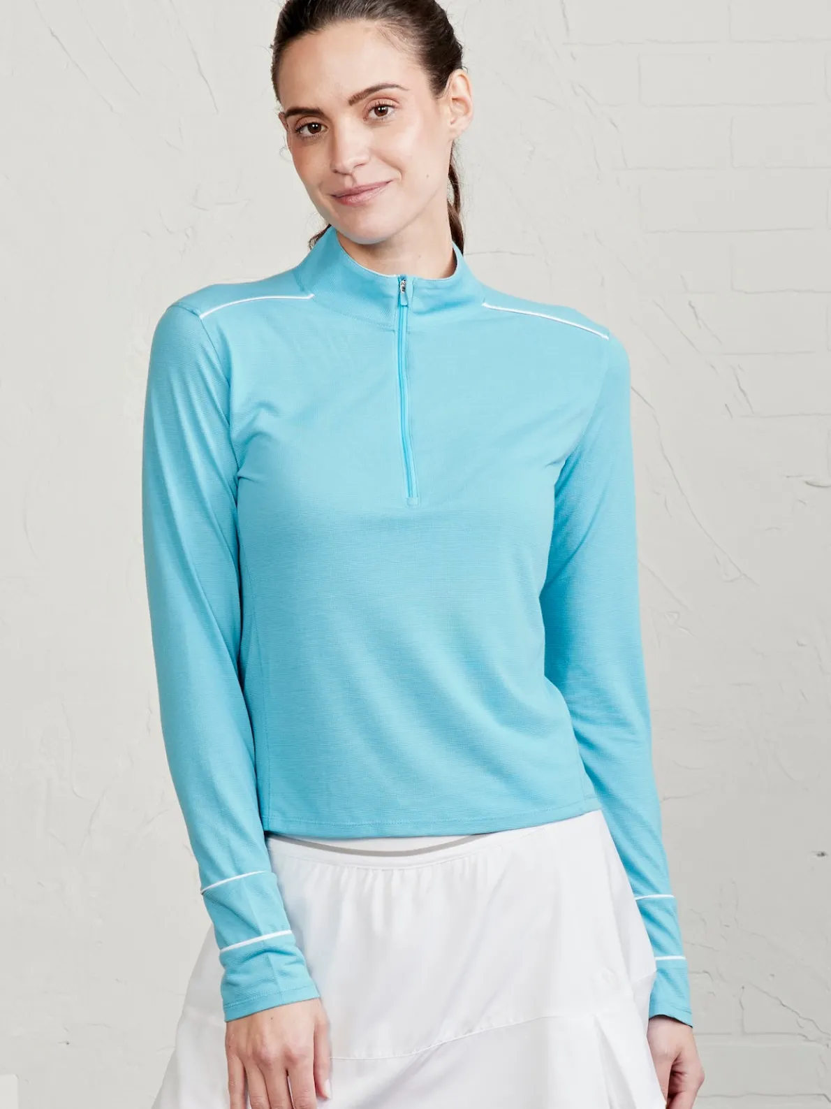 MicroAir Performance Mesh Quarter Zip