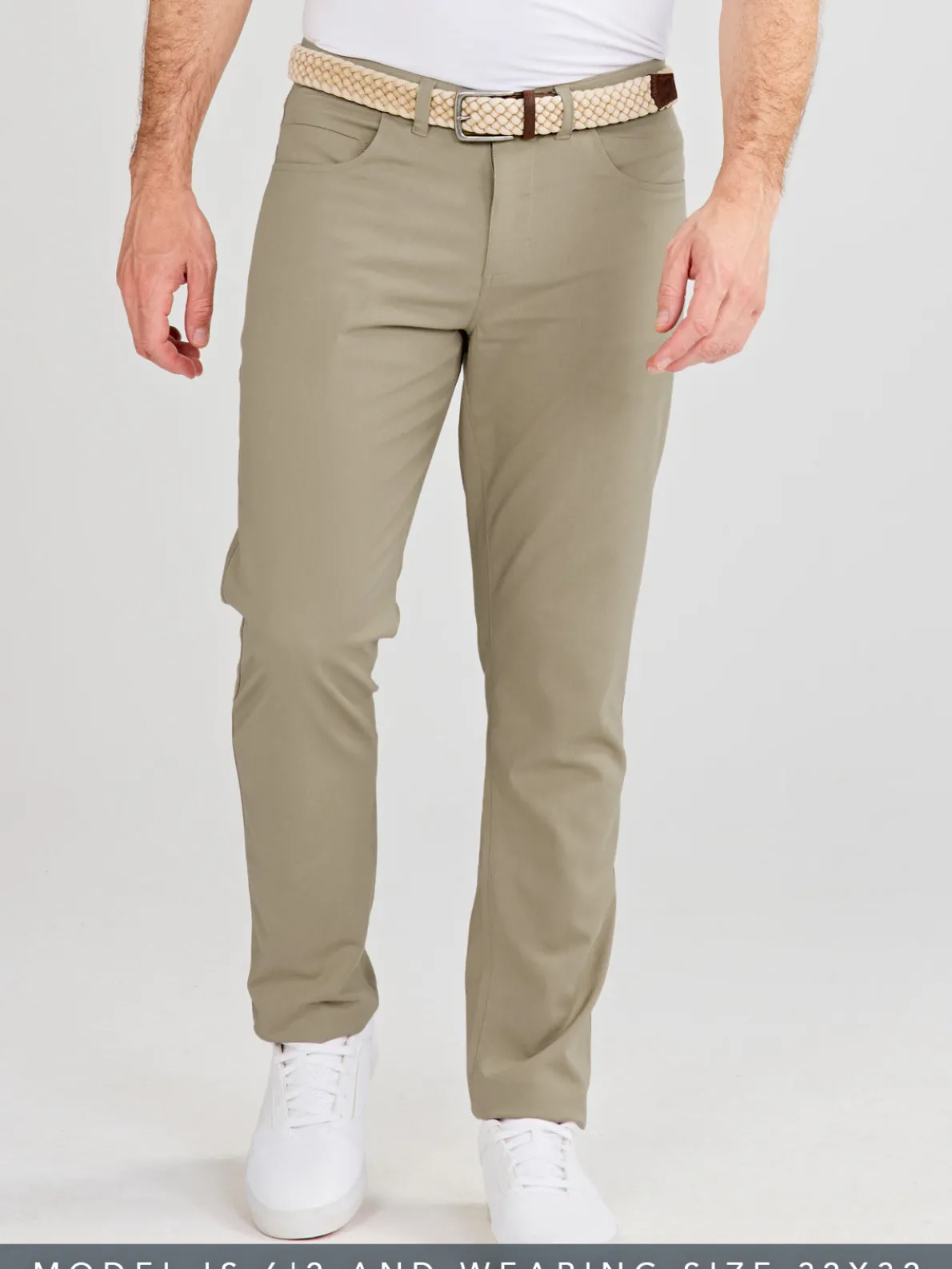 Motion Pant Straight Fit - Mid-Khaki
