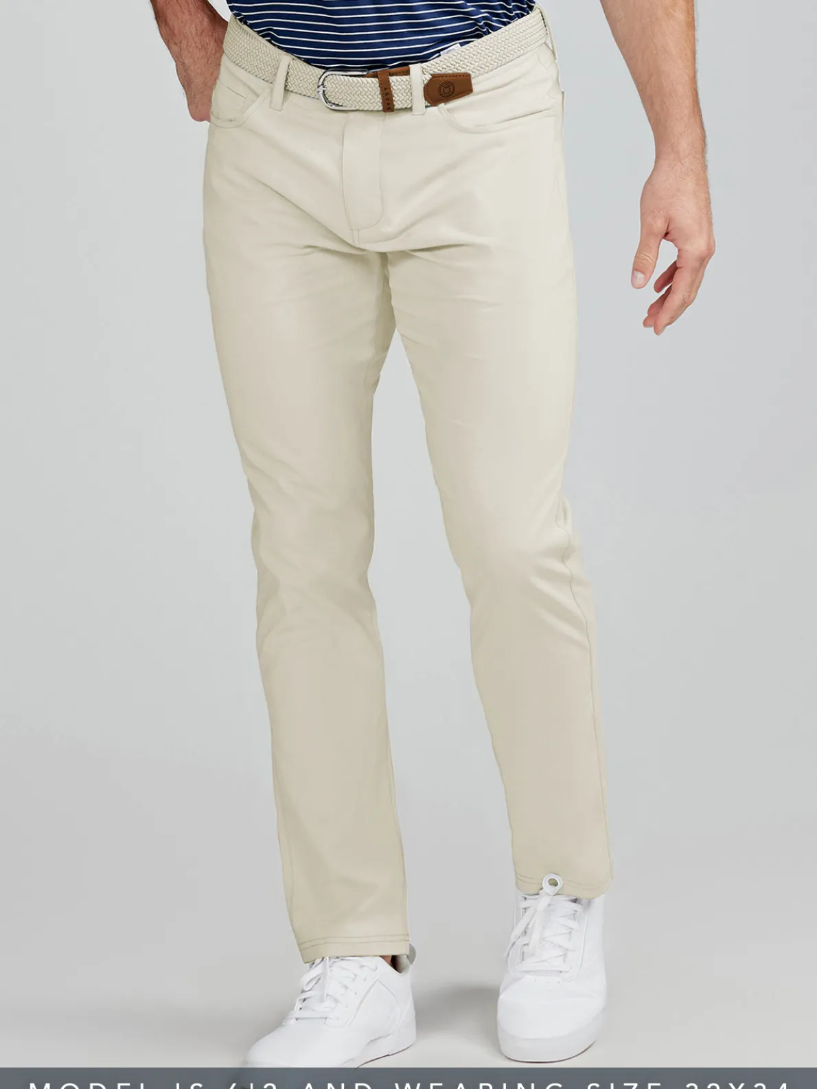 Motion Pant Tailored Fit - Light Stone