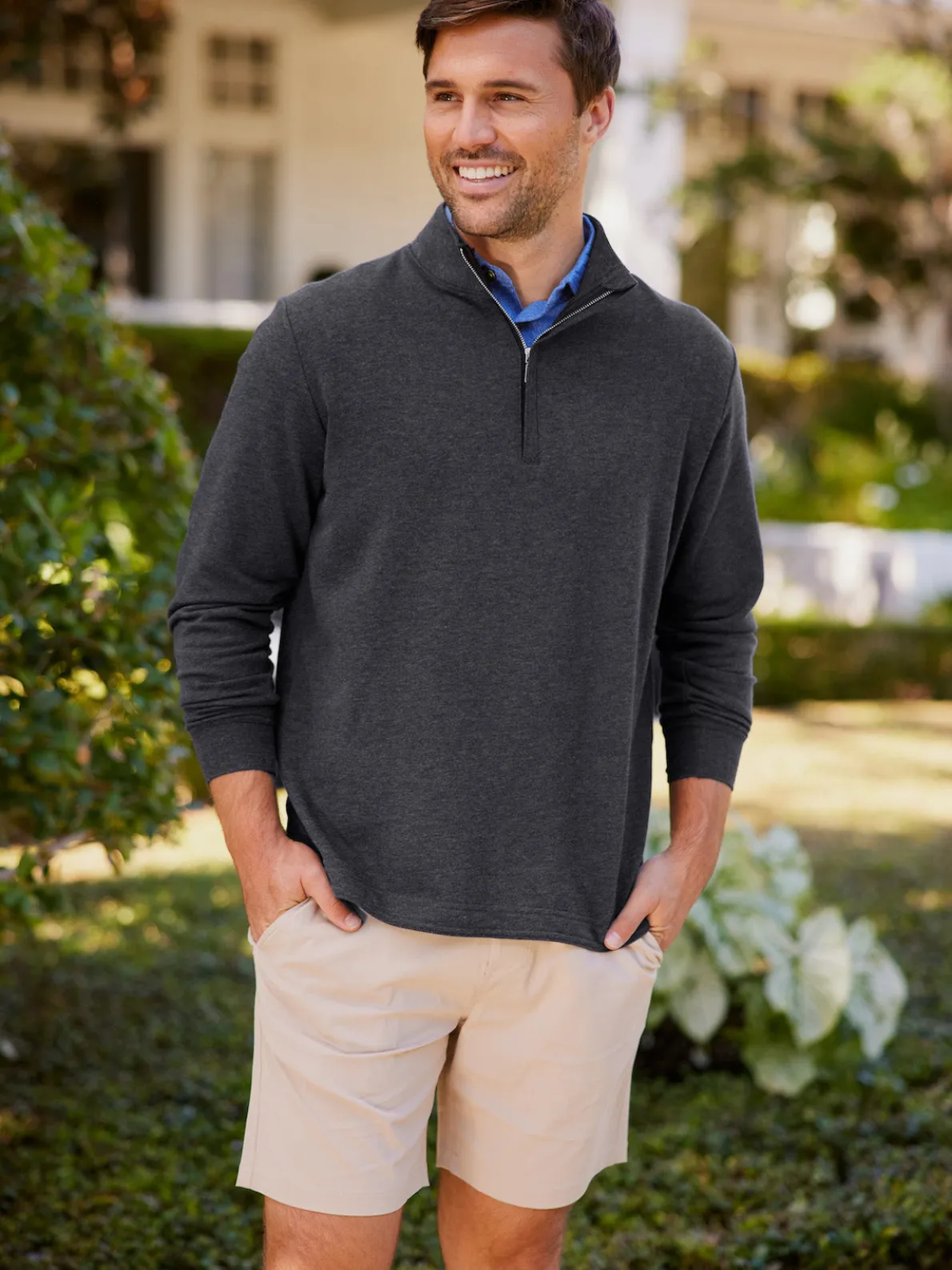 Stadium French Terry Quarter Zip