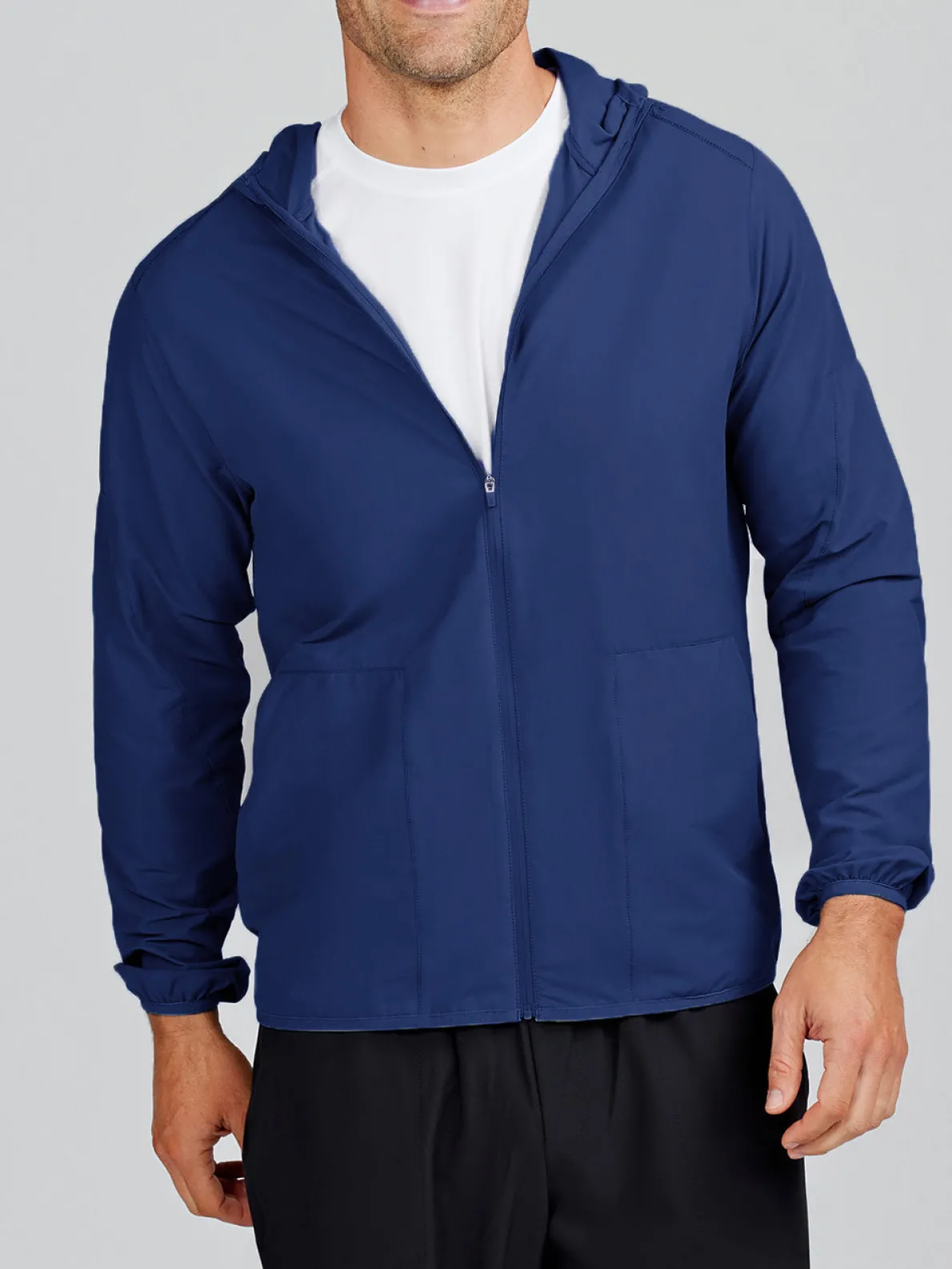 Swift Lightweight Hooded Windbreaker Jacket