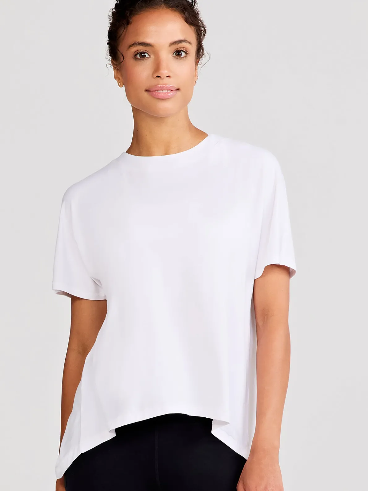 Uptown Luxe Cross Back T-Shirt